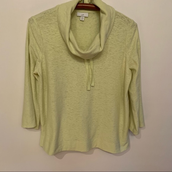 J Jill Cowl-neck Cotton blend Pullover Top - Picture 1 of 7